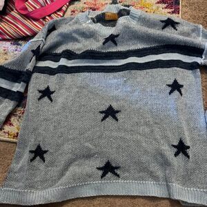 POL small oversized blue sweater